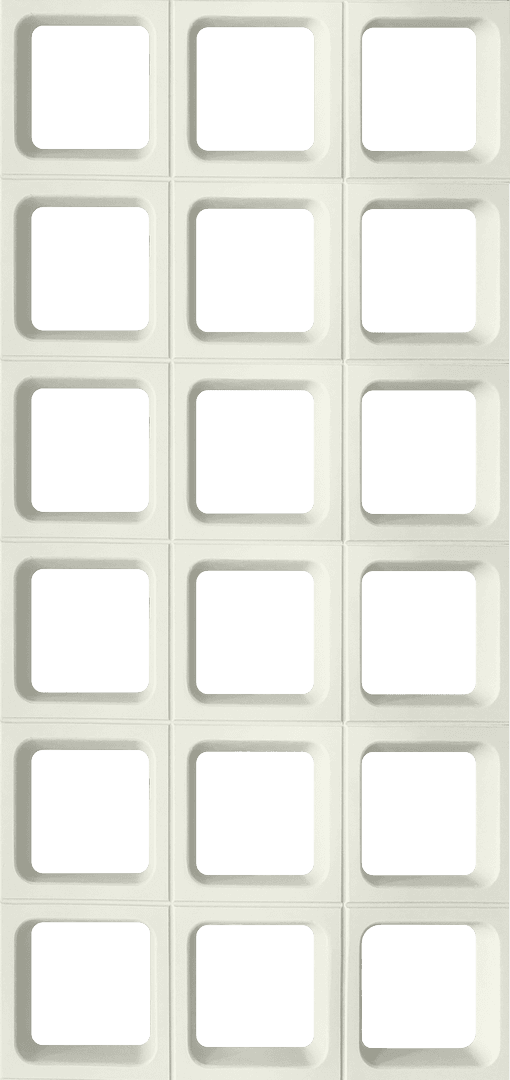 PU Large Grid Partition Panel | Artificial Stone Hollow Block for Interior Exterior Divider Wall 3