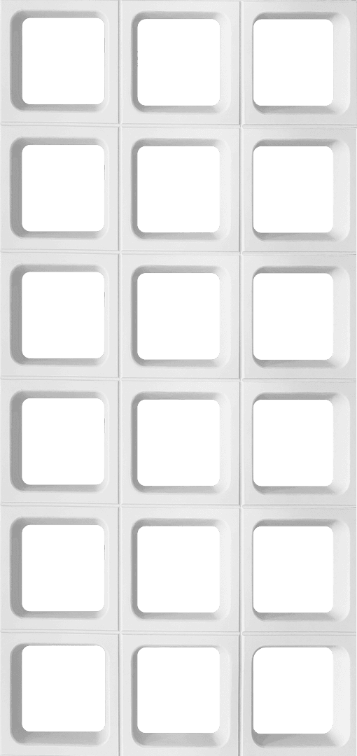 PU Large Grid Partition Panel | Artificial Stone Hollow Block for Interior Exterior Divider Wall 2