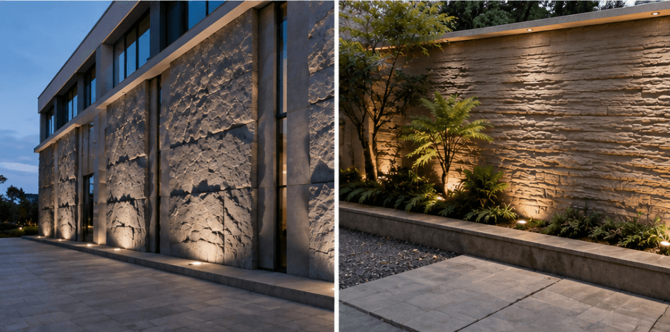 Garden Feature Wall