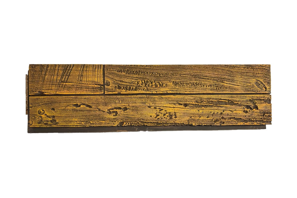 PU Sea Rotten Wood Panel | Weathered Faux Wood Wall Panel for Interior Exterior Decor