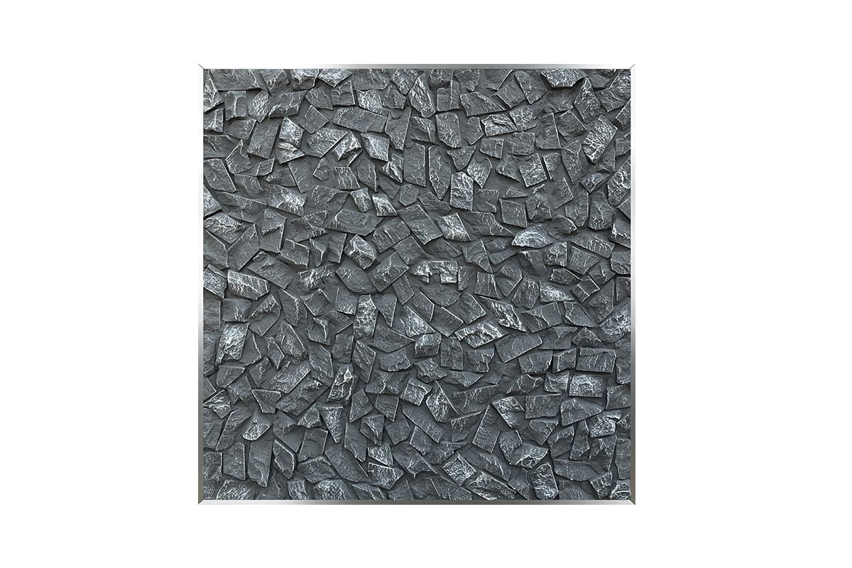 PU Gravel Slab Stone Wall Panel Pebble Texture Decorative Wall Cladding
