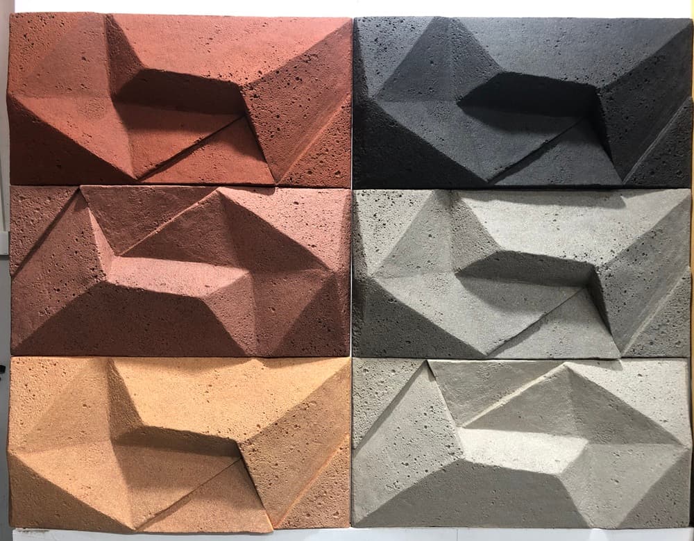 Pu 3D Wall Panel Travertine Slab Wall Cladding 2