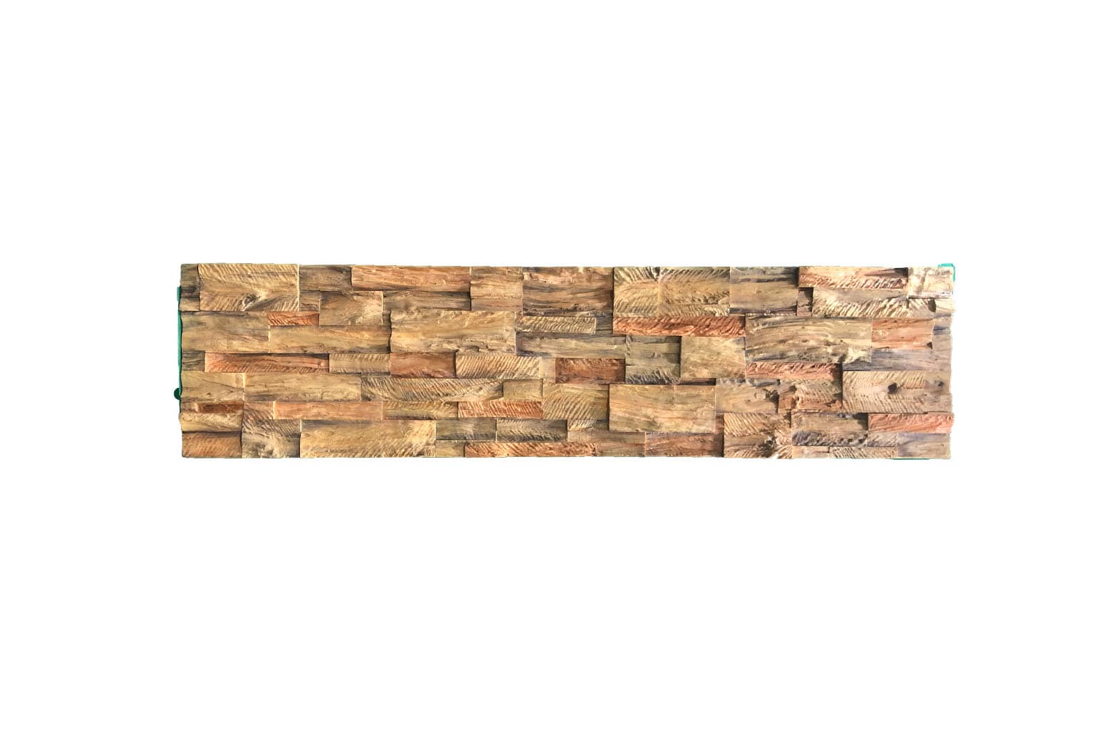 PU Split Wood Panel 3D Faux Wood Feature Wall Cladding 2