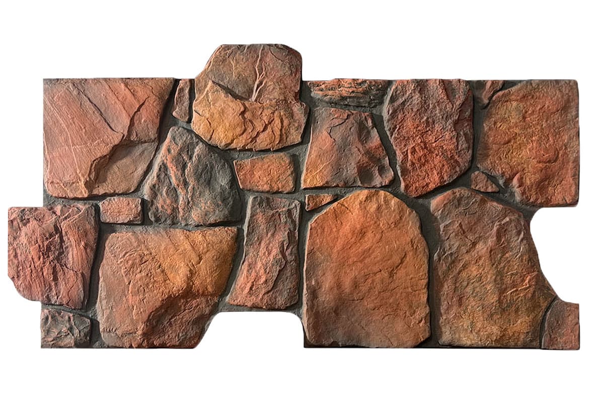 Pu Fortified Stone Panel-Easy Installation  Faux Fortress Stone Panel