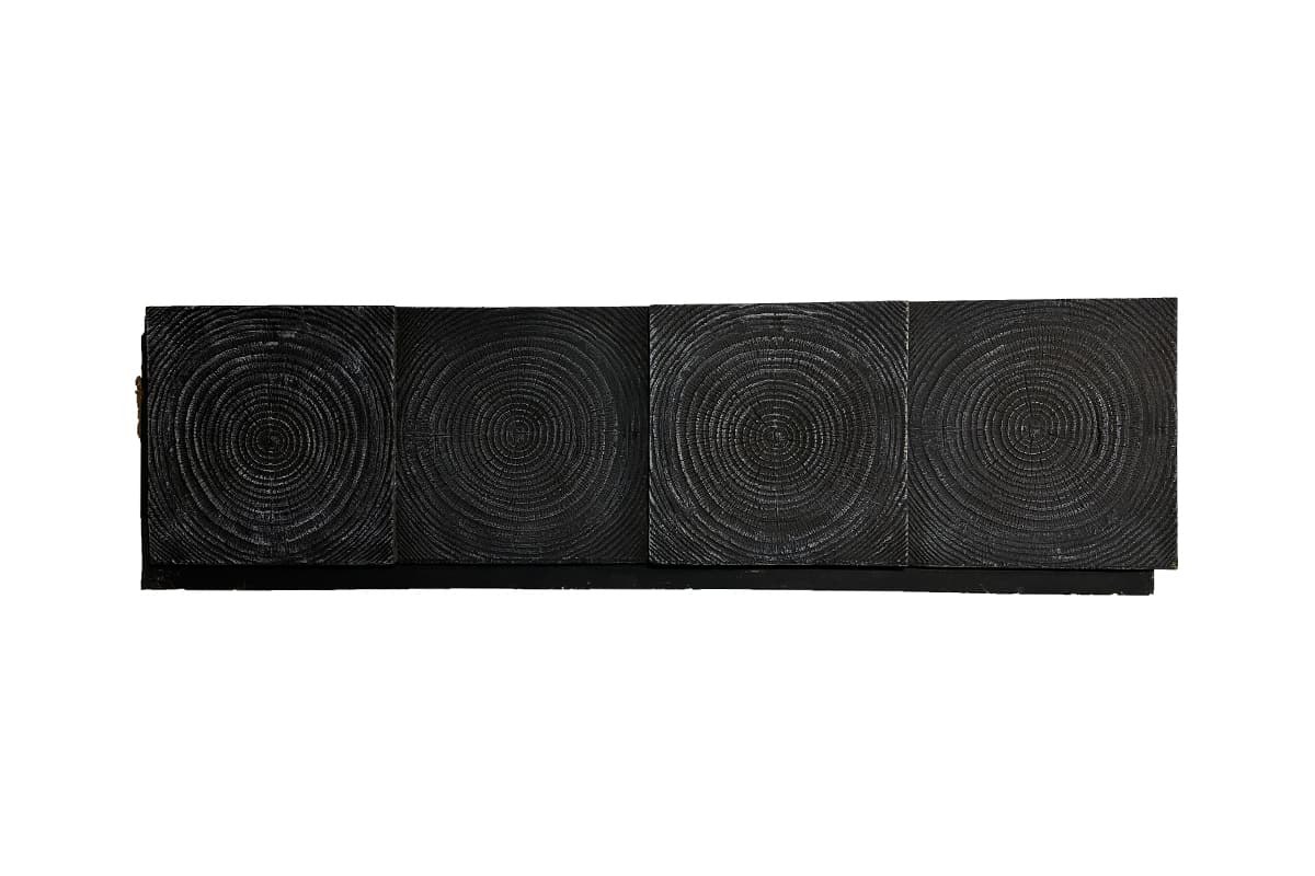 PU Tree Ring Wood Panel | Faux Wood‑Ring Wall Panel